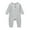 Dark Gray, variant on Esaierr Newborn Baby Boys Girls Unisex Coverall Jumpsuit 0-18m Spring Fall Long-Sleeved Romper Infant Cotton One-Piece
