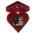 thumbnail image 4 of Caja de música en forma de corazón, cubierta hueca Vintage de pino, caja de música de cuerda con mecanismo de reloj de madera, regalo creativo, 4 of 5