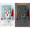 thumbnail image 2 of Caroline's Treasures BB1749CNL Winter Holiday Sable Corgi Ceramic Night Light, 6x4x3", multicolor, 2 of 2