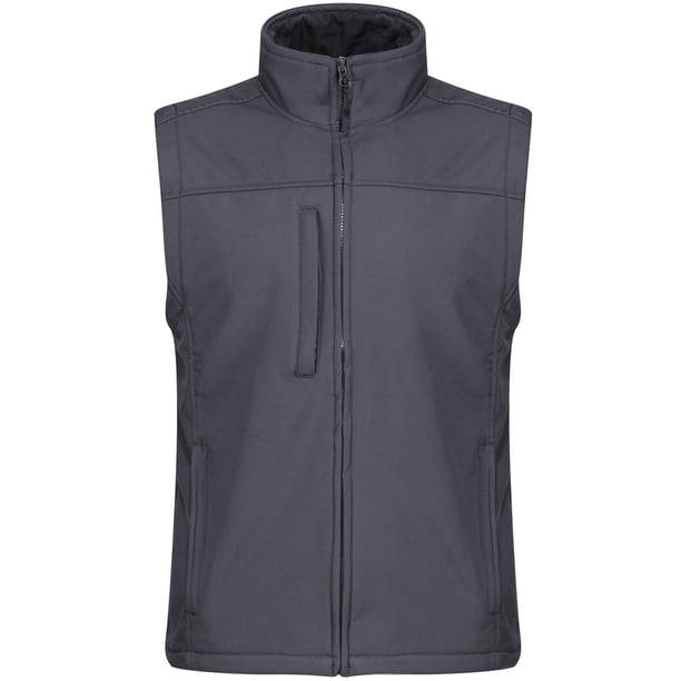 Regatta - Chaleco Flux Softshell Repelente al Agua y al Viento para Hombre (Gris Seal)