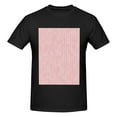 thumbnail image 4 of Bingfone Pink Stripes Men'S Loose Fit Short-Sleeve Pocket T-Shirt, 4 of 7