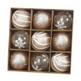 thumbnail image 2 of 9 bolas navideñas decorativas surtidas para árbol de Navidad Estilo C, 2 of 9