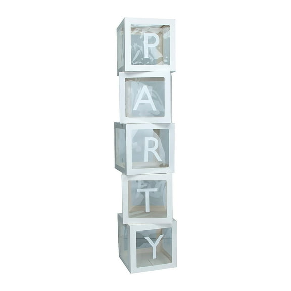 Party Balloon Block Boxes - 5 pieces