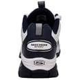thumbnail image 3 of Zapatilla Skechers Energy Afterburn para hombre, color blanco, azul marino y plateado, 3 of 7
