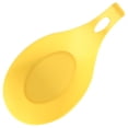 thumbnail image 1 of Silicone Spoon Rest Nonstick Soup Ladle Spatula Spatula Holder Holder Heat Resistant Kitchen Cooking Utensil, Yellow, 1 of 6