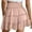 Light Pink, variant on Women's Solid Color Pleated Ruffle Skirt, Elastic Waist, Chafing - Resistant Design, High - Waist, for Casual & Everyday Wear, Multiple Sizes