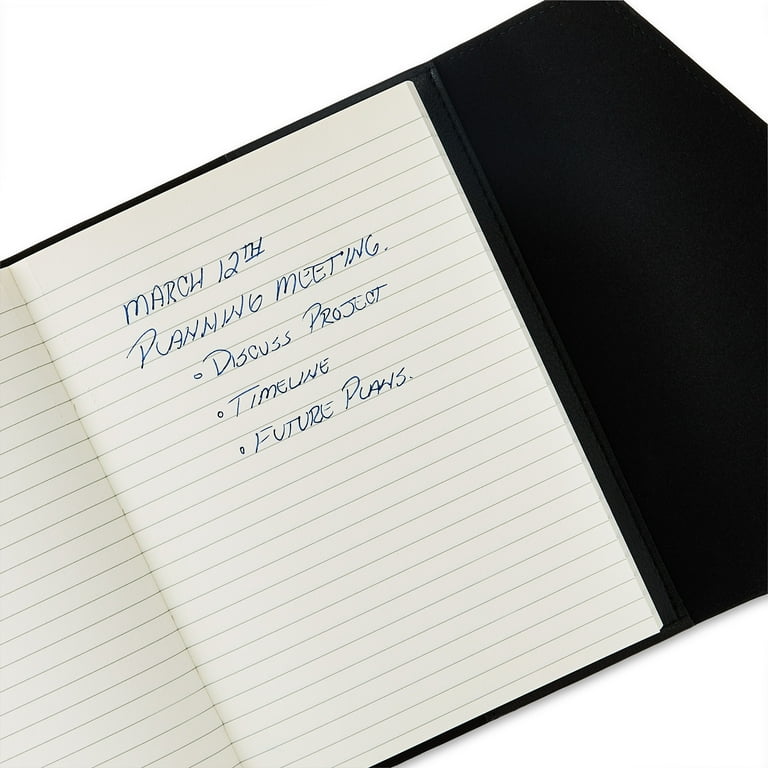 Pen+Gear Black Perforated Simulated Leather Journal, 192 Pages photo 3