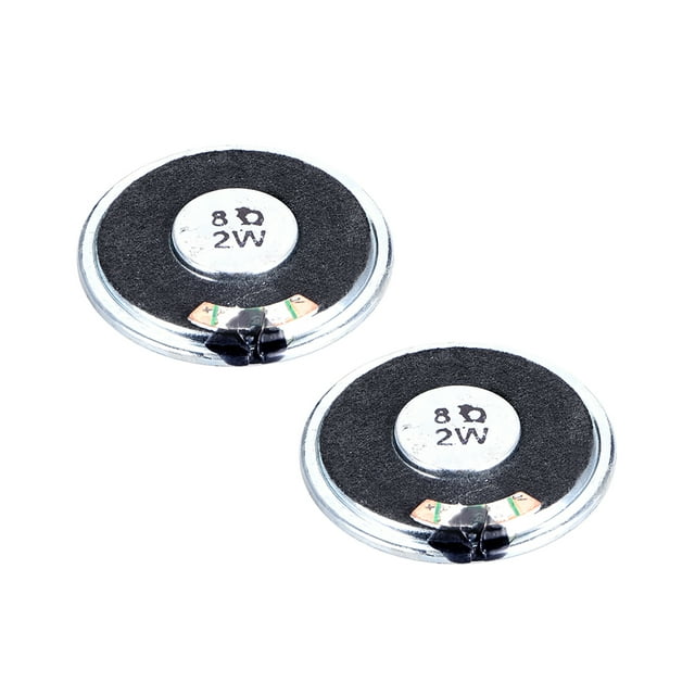 Unique Bargains Haut-Parleur Rond 2W 8 Ohms 40mm pour Audio DIY 2 Pcs