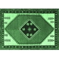 thumbnail image 1 of Ahgly Company Indoor Rectangle Persian Emerald Green Traditional Area Rugs, 2' x 3', 1 of 4