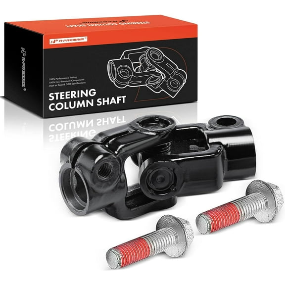 A-Premium Lower Intermediate Steering Shaft U-Joint Compatible with Ford Escape 2008-2012, Mazda Tribute 2008-2011, Mercury Mariner 2008-2011, Replace # 8L8Z3B676B 8L8Z3B676C