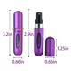 thumbnail image 1 of DEKAXID 5/10PCS 5ml Mini botella de perfume recargable portátil, botella de spray de repuesto, contenedor de cosméticos, botella atomizadora para viajes, 1 of 6