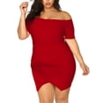 thumbnail image 2 of Hybrid & Company Women’s Sexy Bodycon Stretch Knee Length Midi Bandage Dress, 2 of 3