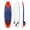 Red, variant on 6ft Surfboard for Beginners with Fins - Red/Yellow Foam Surf Board for Adults & Kids - EPE Deck, EPS Core, PP Bottom - Includes Leash & Traction Pad