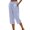 Light Blue, variant on Capri Pants for Women BWASD Casual High Waist Stretch Drawstring Straight Wide Leg Pants with Pocket Cotton Linen Loose Breathable Summer Comfy Trousers 35 Color (L)