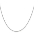 thumbnail image 2 of 925 Sterling Silver Rolo Chain Styles Necklace 1.5 mm 18 inch, 2 of 4