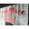 thumbnail image 3 of Glow Decor Snow Place Like Home Sign with Rope Hanger, Multi 10" x 6", 3 of 4