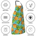 thumbnail image 5 of Fuzoiu Pineapple Print Adjustable Waterproof Apron with Pockets,Waterproof Apron for Cooking, Gardening, and Art Projects, 5 of 8
