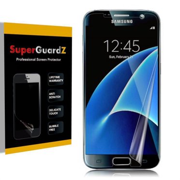 [2-Pack] For Samsung Galaxy S7 [NOT For Samsung S7 Edge] - SuperGuardZ [FULL COVER] Screen Protector, HD Clear, Military Grade TPU Film, Anti-Scratch