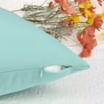 thumbnail image 4 of REGALWOVEN 1 Pair Solid Color Pillowcases with Hidden Zipper for Bed, Sofa, Chair and Couch Sky Blue 16" x 16", 4 of 6