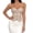 Khaki, variant on LEAVINGSUO Corset Tops for Women Vintage Court Style Plaid Strapless Shaping Top Boned Slim Waist Pointed Hem Bustier Club Daily Outfit Blue S
