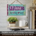 thumbnail image 6 of CounterArt "Nana Live Love Spoil" Hanging Wood Wall Sign 9.5” by 5.75”, 6 of 7
