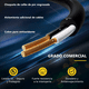 thumbnail image 3 of Guirnalda De Luces 24 Focos Exterior Led Impermeable 14.6m negro, 3 of 5