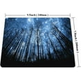 thumbnail image 3 of Smooffly Gaming Mouse Pad Custom,Winter Night Landscape with Woods Under Starry Sky Mouse pad 9.5 X 7.9 Inch (240mmX200mmX3mm), 3 of 9