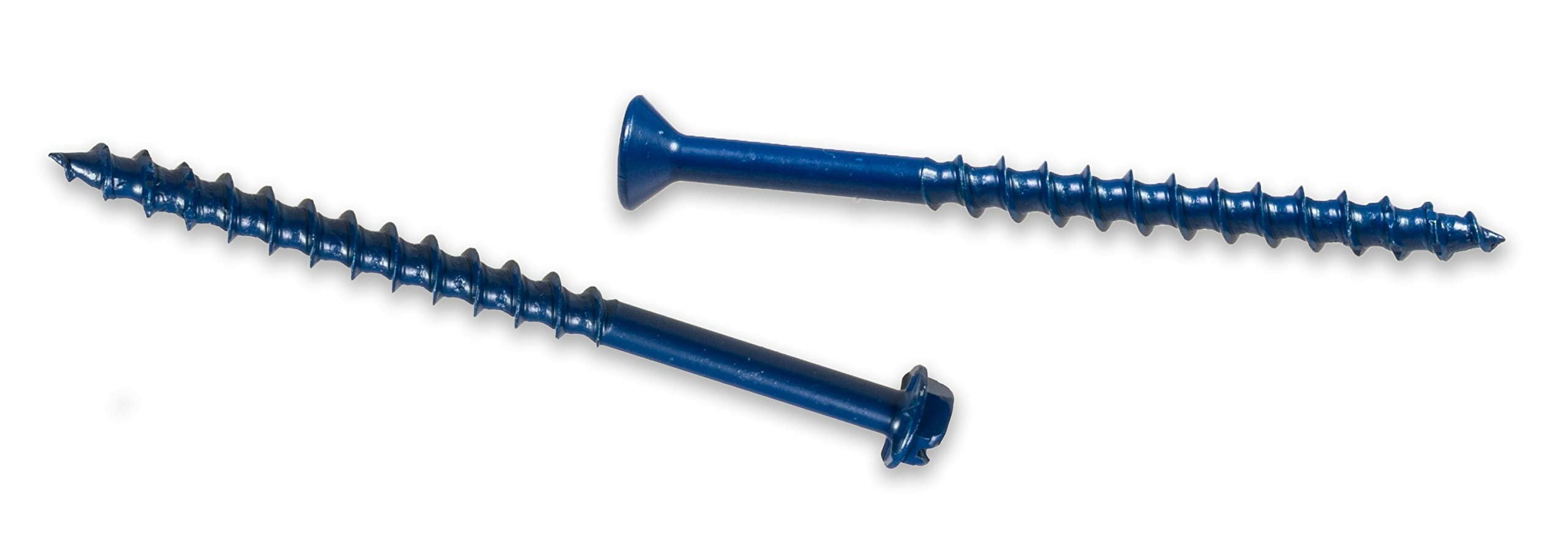 Simpson Strong Tie TNT25234TFC75 1/4 in. x 2-3/4 in. Flat Head Star Drive Titen Turbo Concrete Screws 75-Pack