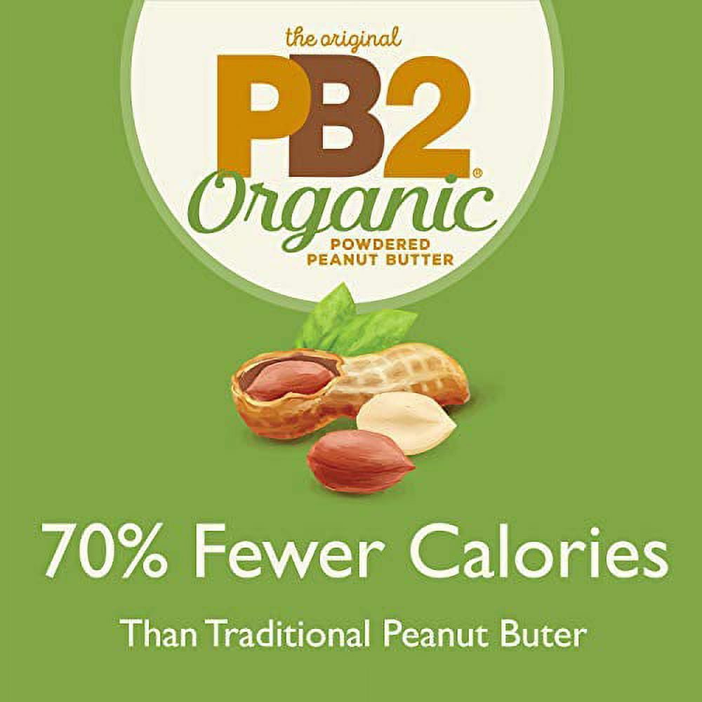 PB2 Foods, The Original PB2, Organic Powdered Peanut Butter, 6.5 oz Pack of 3