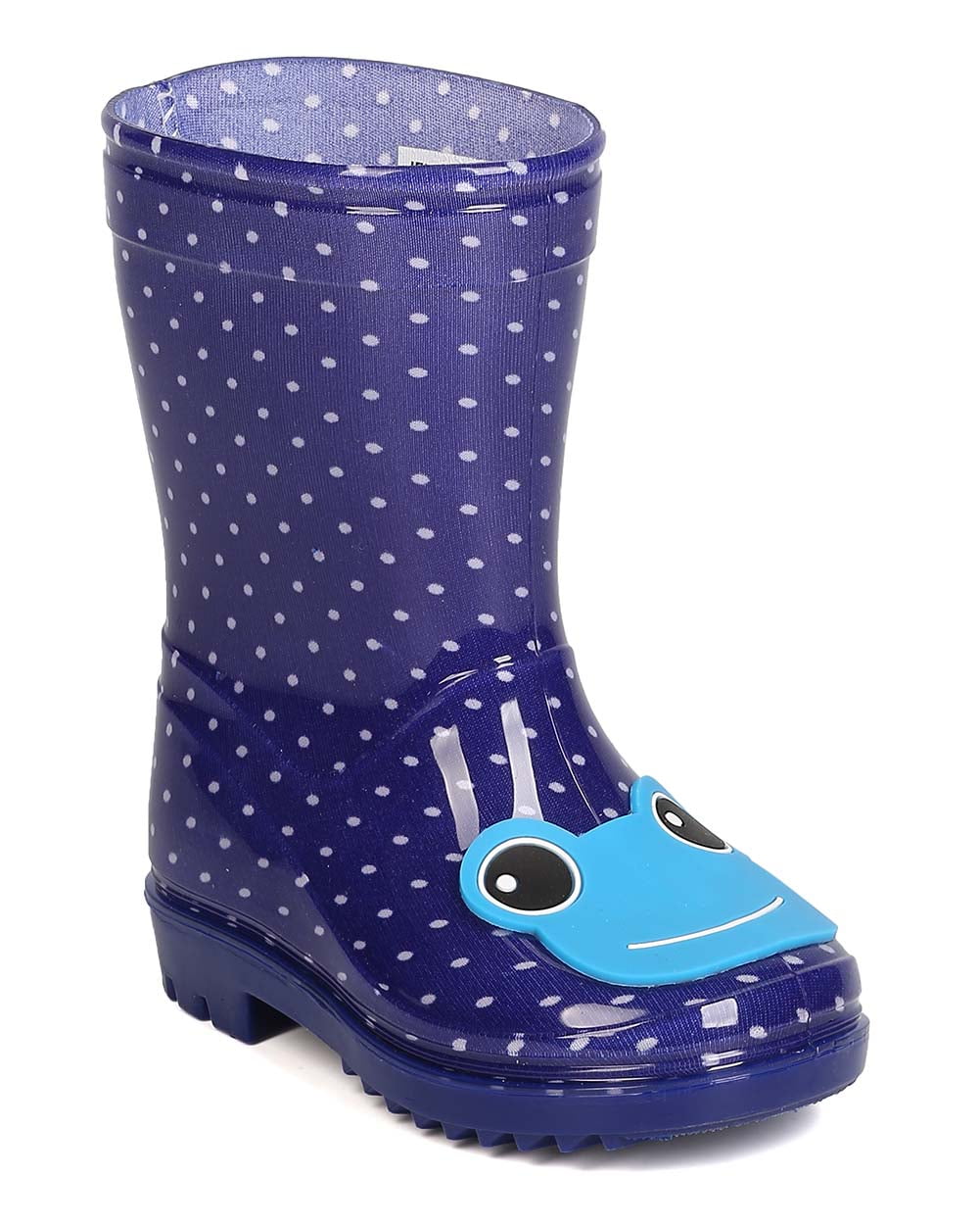 Jelly Beans New Kids EF69 Polka Dot Jelly Round Toe Pull On Rain Boot