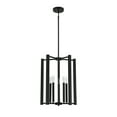 thumbnail image 2 of Matte Black Five Light Pendant from the Benson Collection, 2 of 6