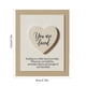 thumbnail image 3 of Recuerdo de corazón de acrílico | Regalo inspirador con versículo bíblico para amigos | Adorno de escritorio y recuerdo de amistad | Pieza de exhibición compacta para el hogar o la oficina, 3 of 6