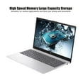 thumbnail image 4 of HP 15.6 inch Laptop, Intel N200 Quad-Core Processor, 16GB RAM, 128GB SSD, Wi-Fi 6, Webcam, HDMI, Numeric Keypad, Windows 11 Home, Alpacatec Accessories, Silver, 4 of 5