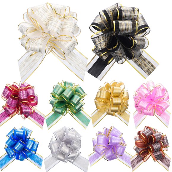 Lazos de regalo WILLBOND, 20 unidades, 15 cm, multicolores