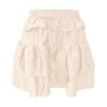 thumbnail image 3 of Ladies 2024 Fashion Pure Color Bag Sexy Cake Skirt Girls Dress Skirt Girls Ballet Skirt Floor Length Skirt Maternity Skirt over The Belly Table Skirt for Birthday Party Leopard Skirt Girls Long Skirt, 3 of 5