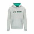thumbnail image 2 of Mercedes Benz AMG Petronas F1 Unisex Logo Hooded Sweatshirt -Black/Gray, 2 of 13