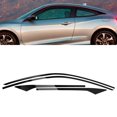 thumbnail image 1 of Xotic Tech Glossy Black Chrome Delete Blackout Side Door Window Precut Vinyl Stickers, Compatible with Honda Civic Coupe 2016-2021, 1 of 9