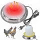 thumbnail image 1 of Heated Poultry Water Base for Winter - Chicken Waterer with EU & US Plug Options, 1 of 5