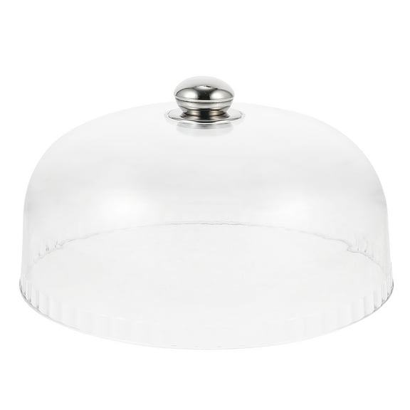 QUMONIN POPETPOP 11" Clear Acrylic Cake Dome with Handle for Desserts and Display