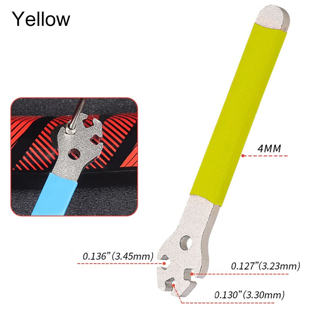 6 Colors Stainless Steel Wrench Antislip MTB Bicycle Bike Wheel Spoke