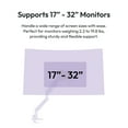 thumbnail image 2 of Pixio PS1S Wave Purple Single Monitor Arm Stand Desk Mount - Fits up to 32 inches Monitors and up to 19.8lbs. VESA Compatibility and Integrated Cable Management, 2 of 7