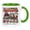 Green, variant on Firefighter Gifts for Men Coffee Mug,  Fireman Station Retirement Birthday Gift for Dad, Husband, 11oz