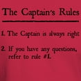 thumbnail image 3 of CafePress - Captain's Rules Dark T Shirt - Men's Classic Graphic Cotton T-Shirt, 3 of 4