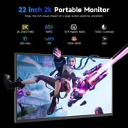 UPERFECT 22Inch Computer Monitor 60Hz Touchscreen 2560*1440P Portable Monitor