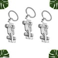 thumbnail image 2 of MRLESS SUPVOX Racing 3pcs Car Keychains 3D Key Ring Gift, 2 of 6