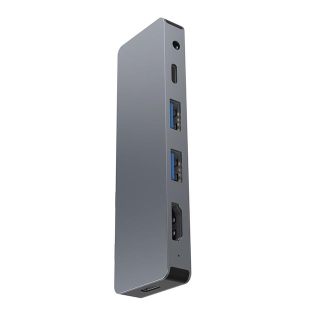 Estación de acoplamiento USB3.0 4K 60Hz Concentrador de estación de acoplamiento pequeño para Surface Pro X/9/8