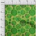 thumbnail image 1 of oneOone Polyester Lycra Green Fabric Batik Sewing Material Print Fabric By The Yard 56 Inch Wide - 7C, 1 of 4