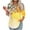 Yellow, variant on Vetsdori Juniors 3/4 Sleeve Tops Pullover Summer Graphic Tunic,Dressy Crew Neck Blouses for Womens Trendy