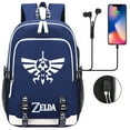 thumbnail image 1 of The Legend Zelda School Backpack-Water Resistant Bookbag with USB Charging Port Multifunction Laptop Bag for Student, 1 of 6