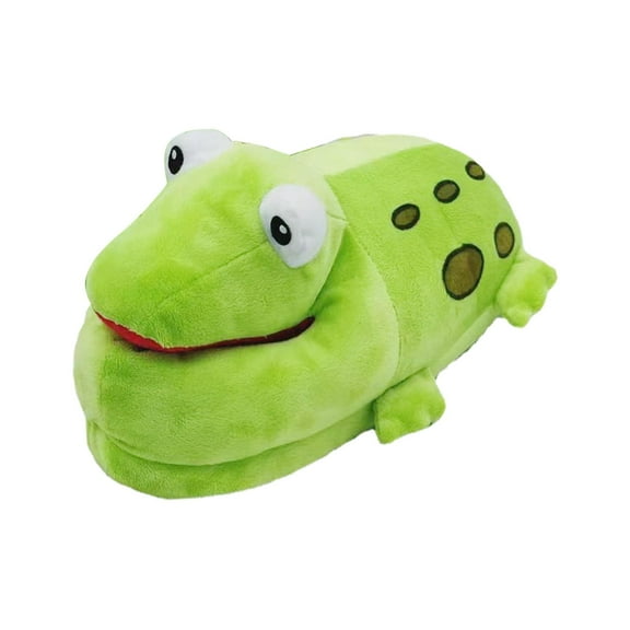 Frog Slippers Funny Animal Shoes Winter Slipper for Women Men Hotel Everyday